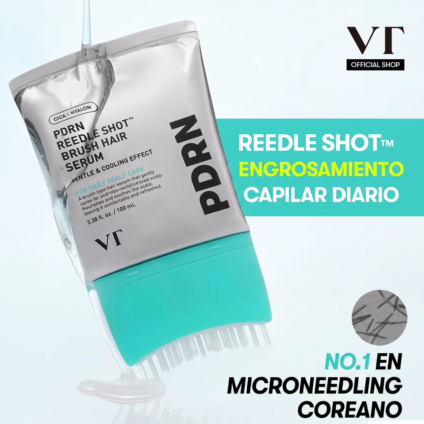 PDRN Reedle Shot Sérum Capilar en Cepillo