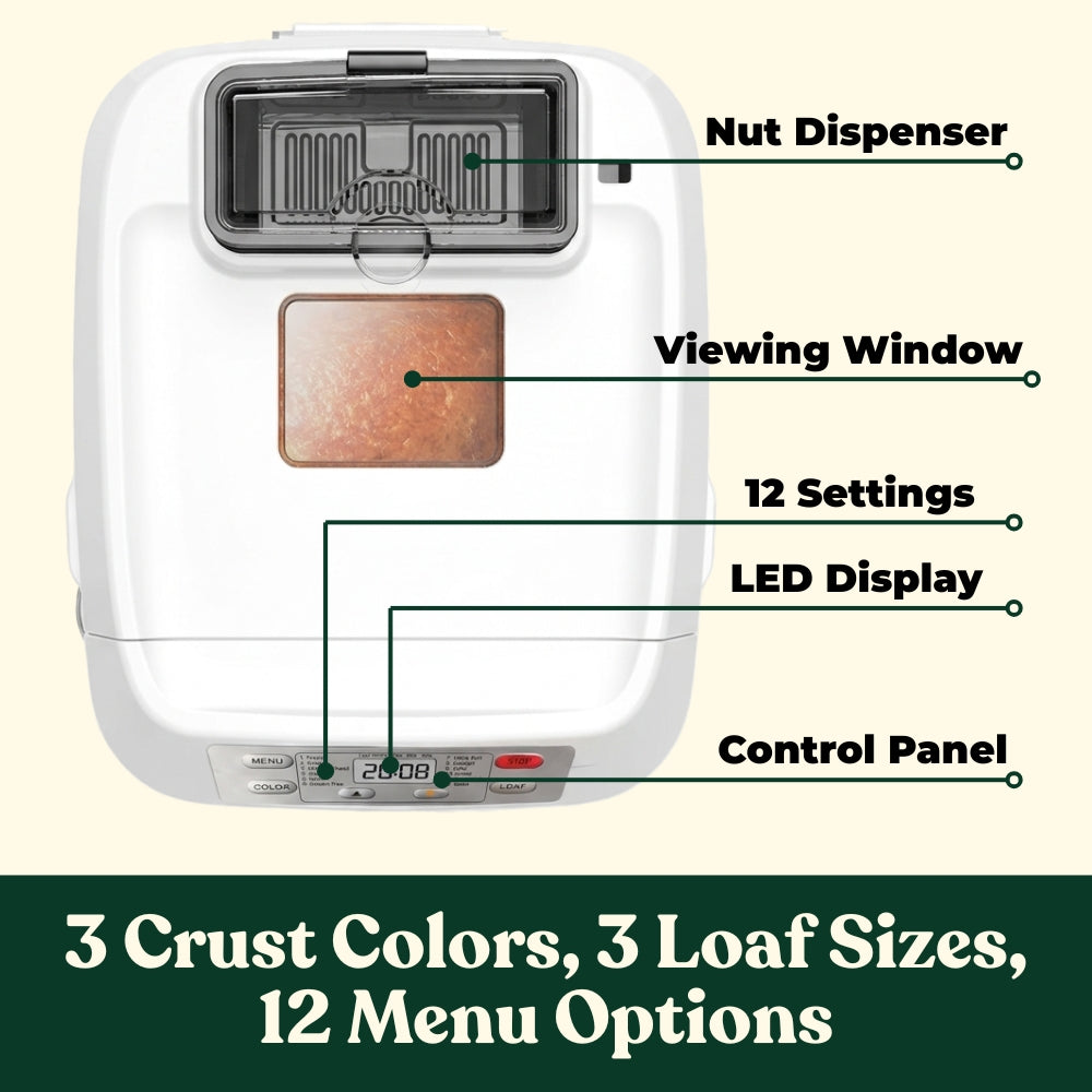 12-in-1 Automatic Bread Maker