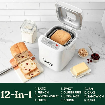 12-in-1 Automatic Bread Maker